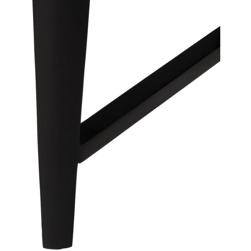 Buffet moderne Haut 2 portes en Bois de manguier Bois de Sheesham Marron Noir Ansel - 10