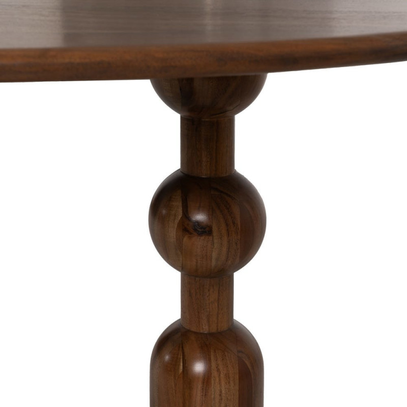 Grande Table à manger moderne Organique 10 personnes en Bois d'acacia Marron Noelia - 7