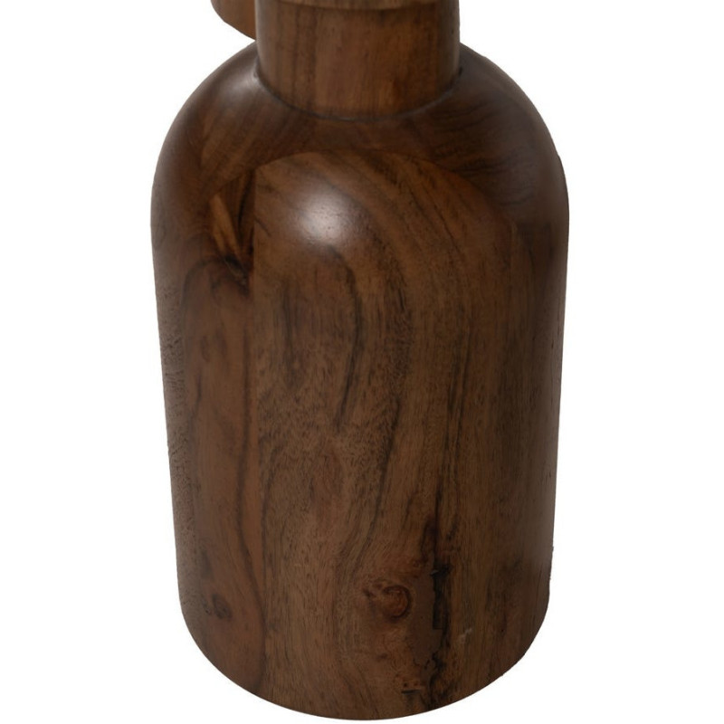 Grande Table à manger moderne Organique 10 personnes en Bois d'acacia Marron Noelia - 9