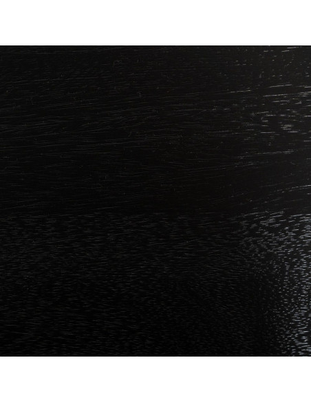 Meuble télé moderne 3 portes en Bois de manguier Bois de Sheesham Marron Noir Ansel - 10