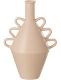 Vase Original Vague Hauteur 30 cm en Dolomite Rose Bayo