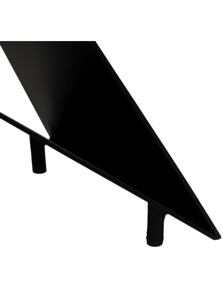 Grande Table basse industrielle Rectangulaire en Bois d'acacia Naturel Métal Noir Naira - 9