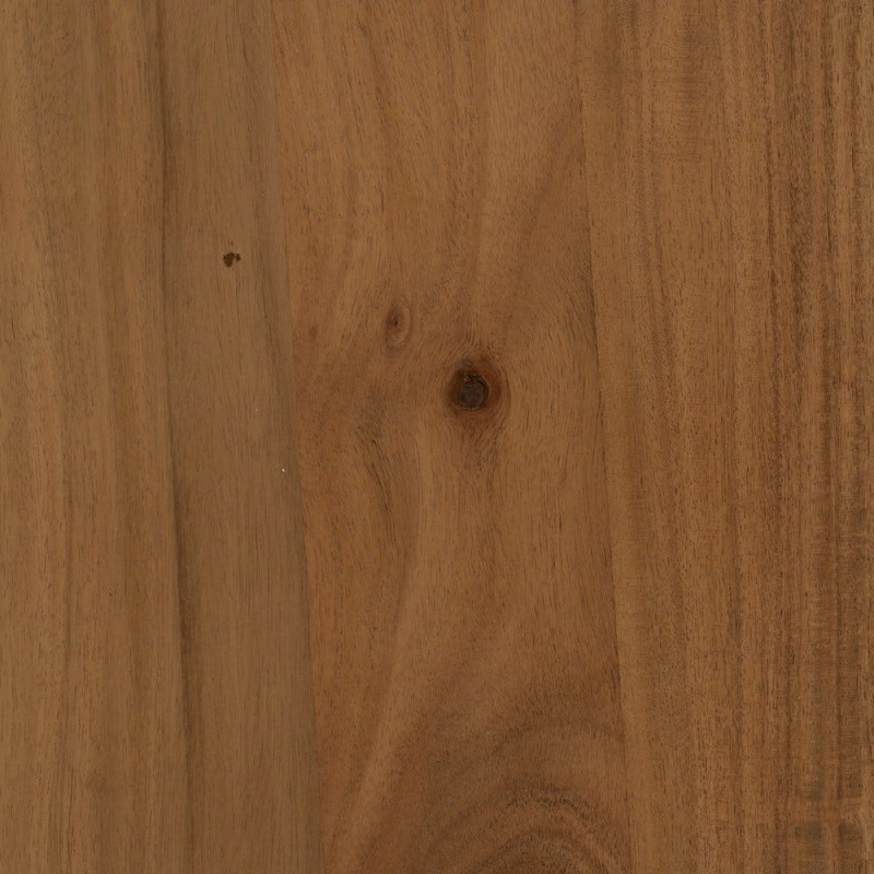 Table à manger industrielle Rectangulaire 6 personnes en Bois d'acacia Naturel Métal Noir Naira - 3