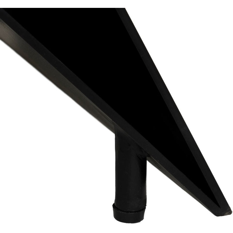 Table à manger industrielle Rectangulaire 6 personnes en Bois d'acacia Naturel Métal Noir Naira - 9