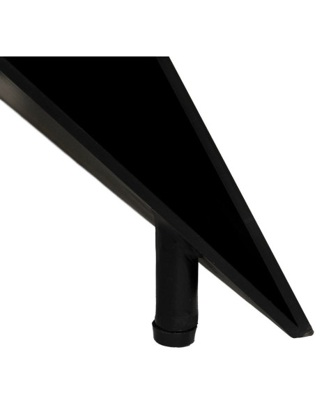 Table à manger industrielle Rectangulaire 6 personnes en Bois d'acacia Naturel Métal Noir Naira - 9