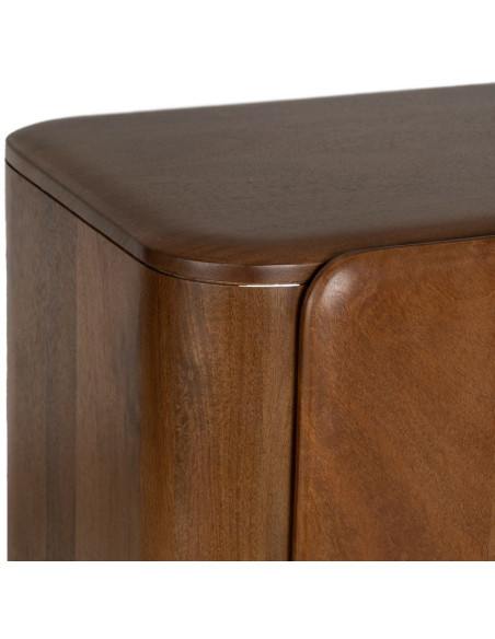 Buffet moderne 4 portes en Bois de manguier Marron Nosy Be - 3