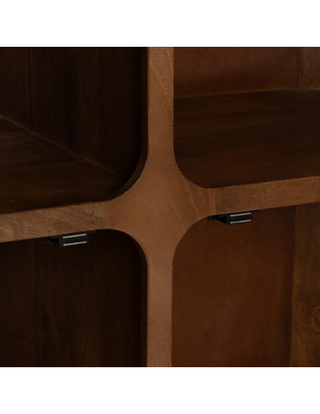 Buffet moderne 4 portes en Bois de manguier Marron Nosy Be - 6