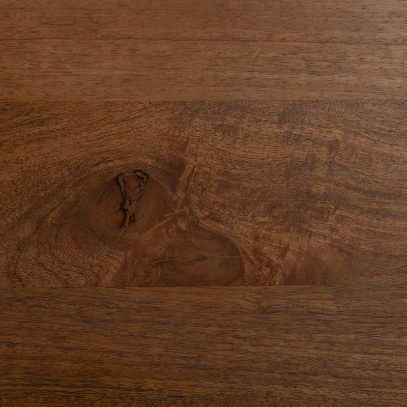 Grande Table basse moderne Ovale en Bois de manguier Marron Nosy Be - 3