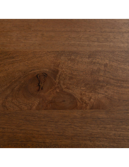 Grande Table basse moderne Ovale en Bois de manguier Marron Nosy Be - 3