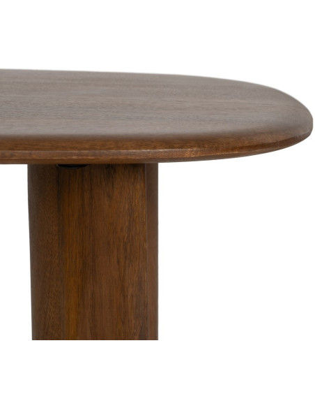 Grande Table basse moderne Ovale en Bois de manguier Marron Nosy Be - 4