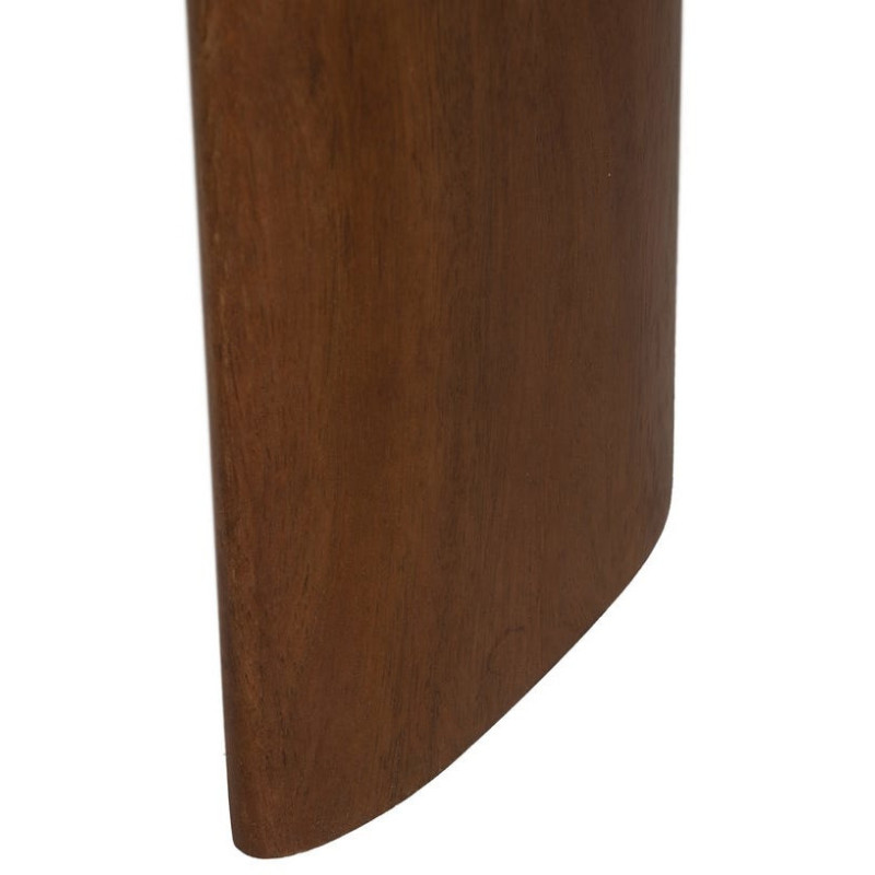 Grande Table basse moderne Ovale en Bois de manguier Marron Nosy Be - 7