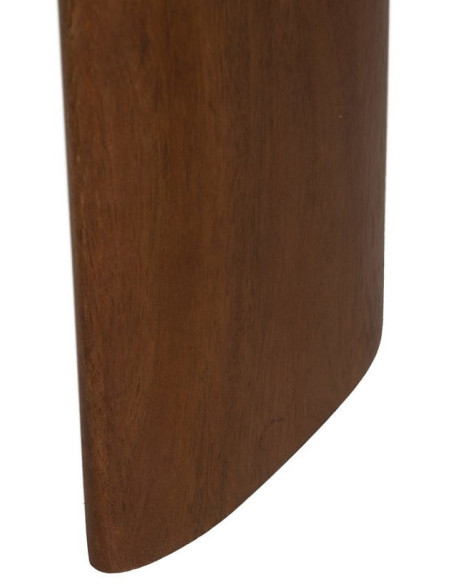 Grande Table basse moderne Ovale en Bois de manguier Marron Nosy Be - 7