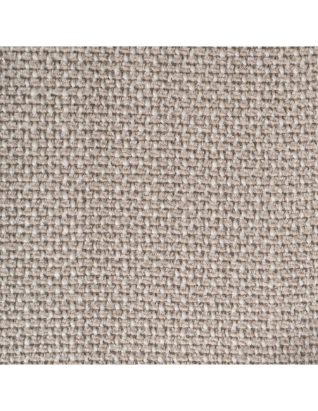 Chaise moderne d'écolier en Tissu Blanc crème Plywood Marron Métal Noir Nelda (Lot de 4) - 10