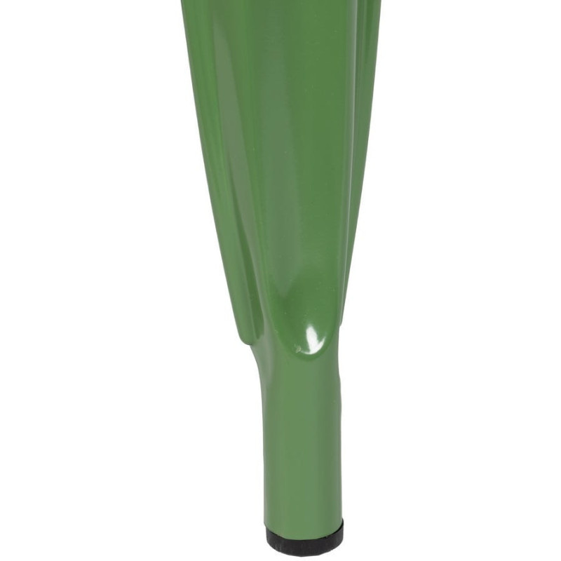 Chaise industrielle chic en Métal Vert Dallas (Lot de 4) - 11