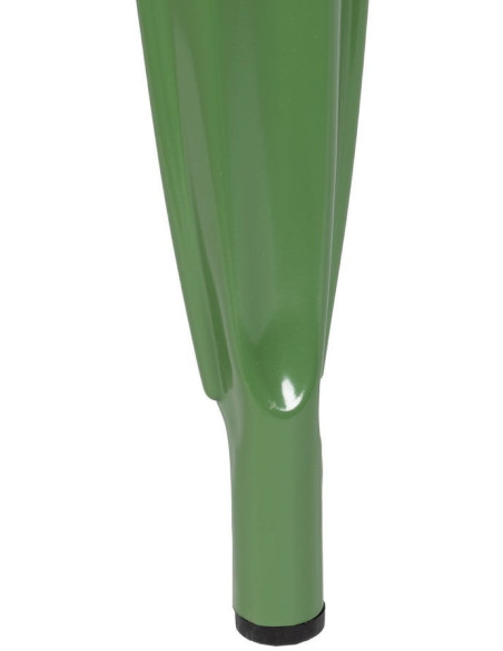 Chaise industrielle chic en Métal Vert Dallas (Lot de 4) - 11