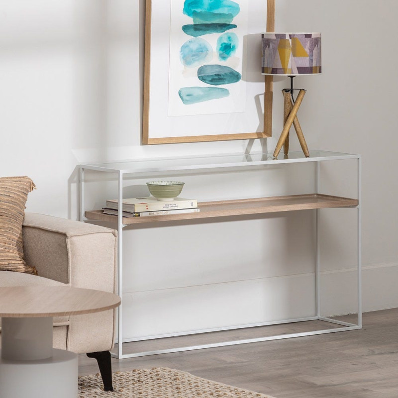 Chaise moderne motif fleurs en Tissu Métal Noir Nerea (Lot de 4) - 12