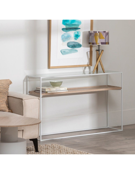 Chaise moderne motif fleurs en Tissu Métal Noir Nerea (Lot de 4) - 12