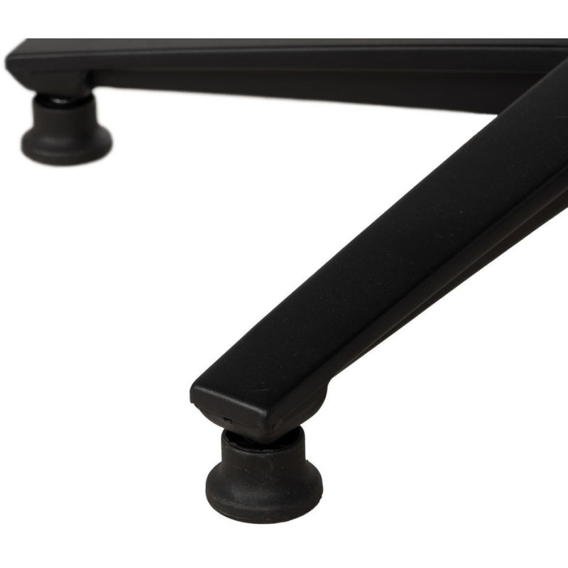Grand Fauteuil pivotant moderne en Tissu Vert Métal Noir Fabian - 15