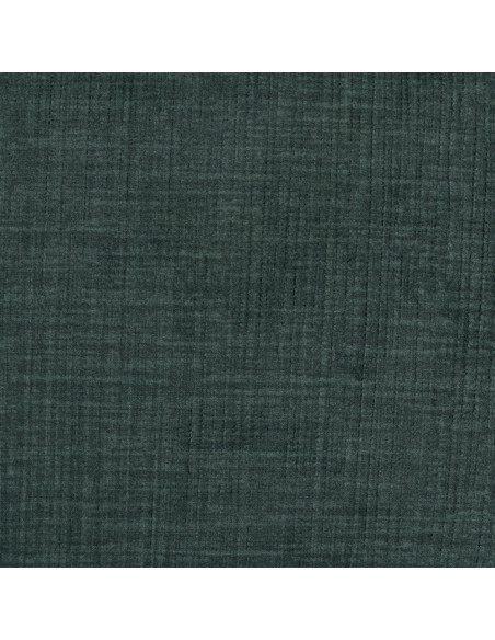 Tabouret de bar moderne en Tissu Vert Métal Noir Flavio (Lot de 4) - 10