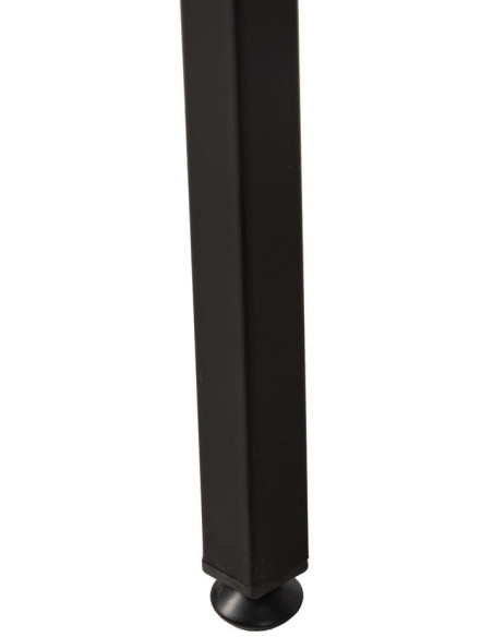 Tabouret de bar moderne en Tissu Vert Métal Noir Flavio (Lot de 4) - 11