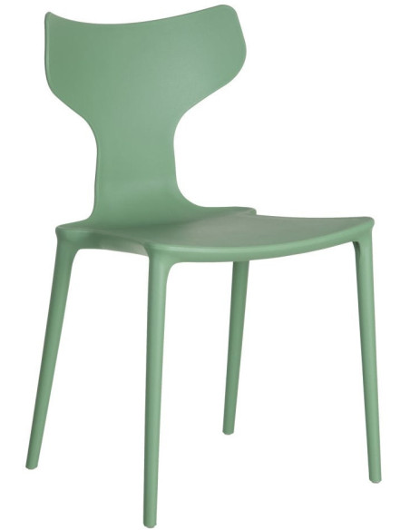 Chaise originale design en Polypropylène Vert menthe Yenia (Lot de 4) - 1