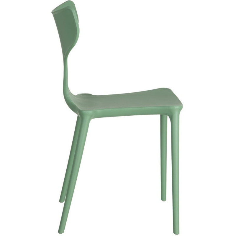 Chaise originale design en Polypropylène Vert menthe Yenia (Lot de 4) - 3