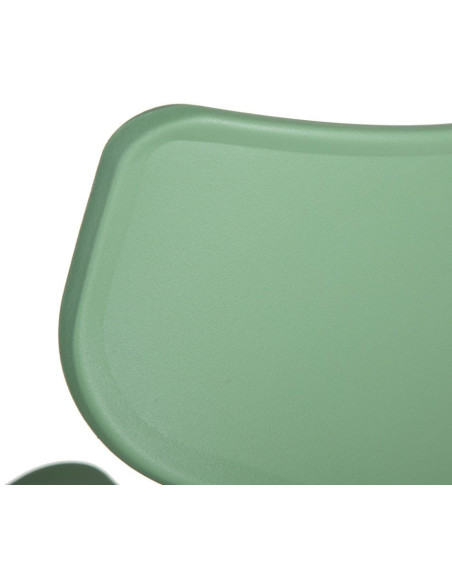 Chaise originale design en Polypropylène Vert menthe Yenia (Lot de 4) - 5