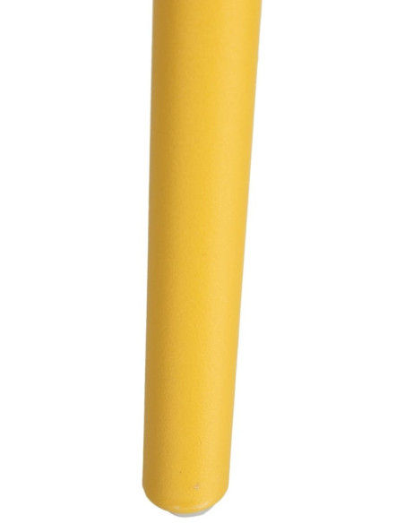 Chaise originale design en Polypropylène Jaune Yenia (Lot de 4) - 7