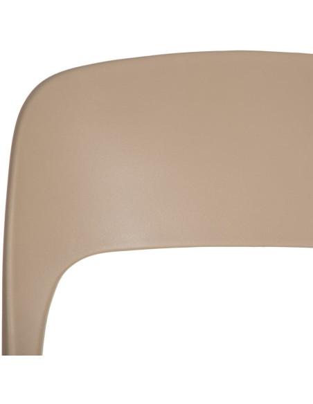 Chaise moderne design en Polypropylène Beige Frida (Lot de 4) - 6