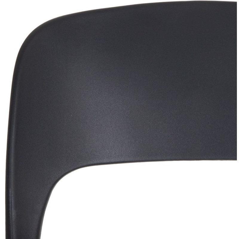 Chaise moderne design en Polypropylène Gris foncé Frida (Lot de 4) - 7