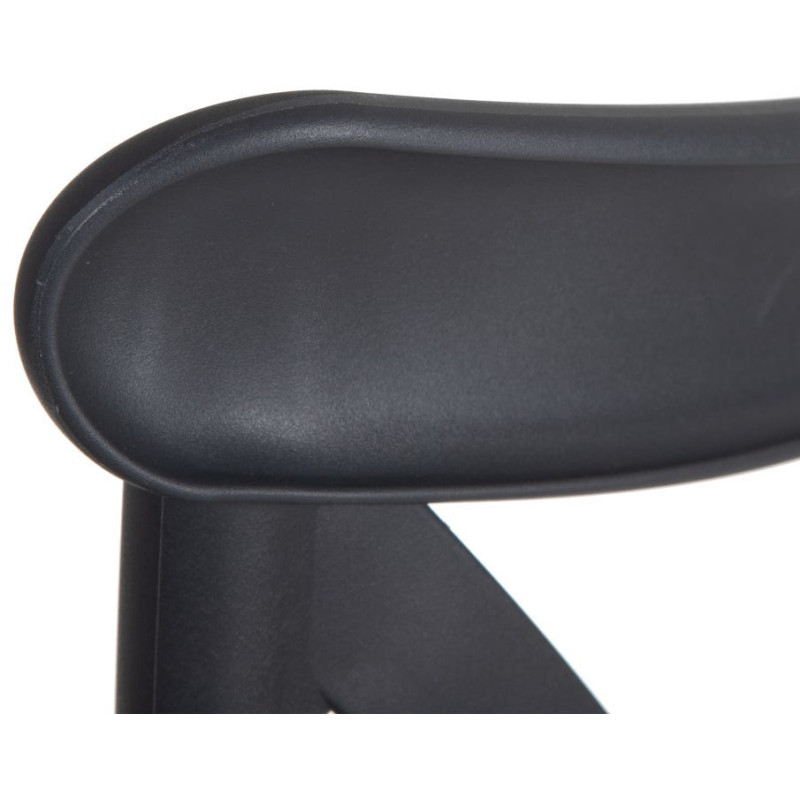 Chaise bistrot moderne en Polypropylène Gris foncé Yania (Lot de 4) - 5