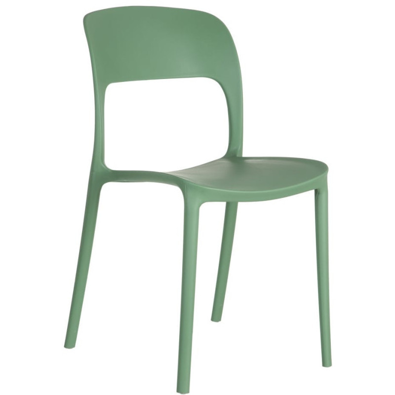 Chaise moderne design en Polypropylène Vert menthe Frida (Lot de 4) - 1