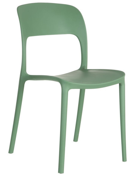 Chaise moderne design en Polypropylène Vert menthe Frida (Lot de 4) - 1