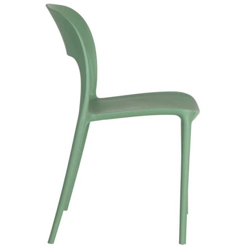 Chaise moderne design en Polypropylène Vert menthe Frida (Lot de 4) - 2