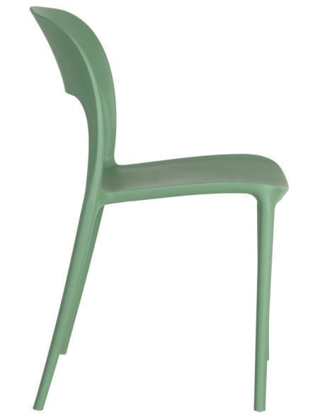 Chaise moderne design en Polypropylène Vert menthe Frida (Lot de 4) - 2