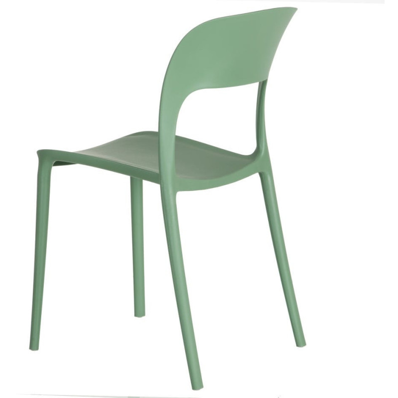 Chaise moderne design en Polypropylène Vert menthe Frida (Lot de 4) - 3