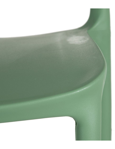 Chaise moderne design en Polypropylène Vert menthe Frida (Lot de 4) - 4