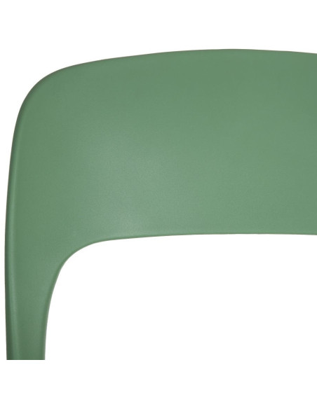 Chaise moderne design en Polypropylène Vert menthe Frida (Lot de 4) - 5