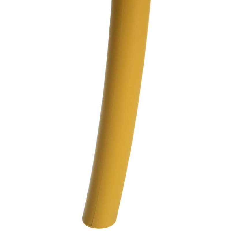 Chaise bistrot moderne en Polypropylène Jaune Yania (Lot de 4) - 8