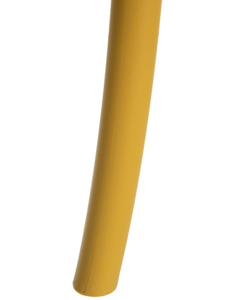 Chaise bistrot moderne en Polypropylène Jaune Yania (Lot de 4) - 8