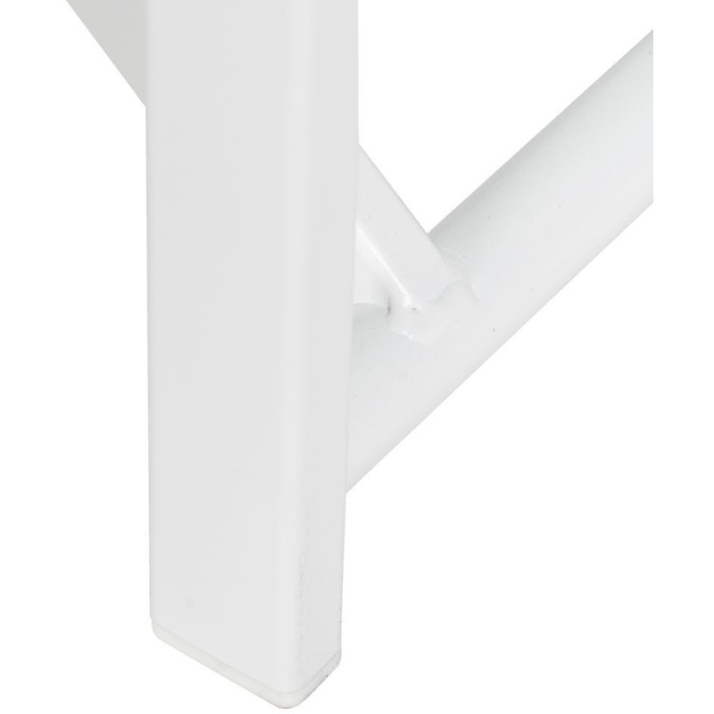 Fauteuil de jardin Metteur en scène pliant en Aluminium Blanc Textilène Vert Alejo (Lot de 2) - 14