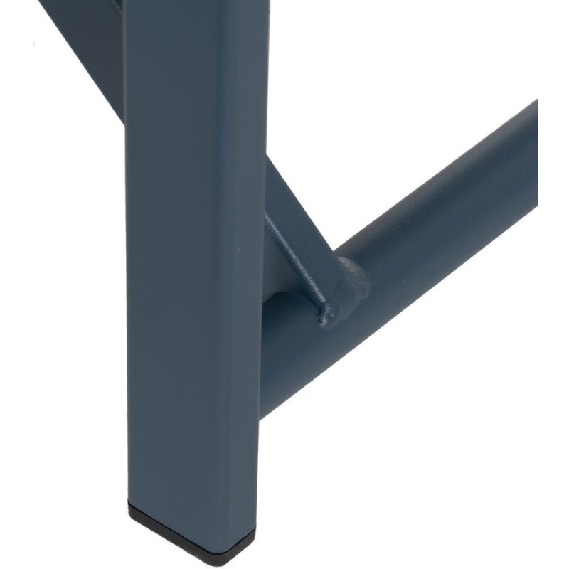 Fauteuil de jardin Metteur en scène pliant en Aluminium Textilène Bleu foncé Alejo (Lot de 2) - 14