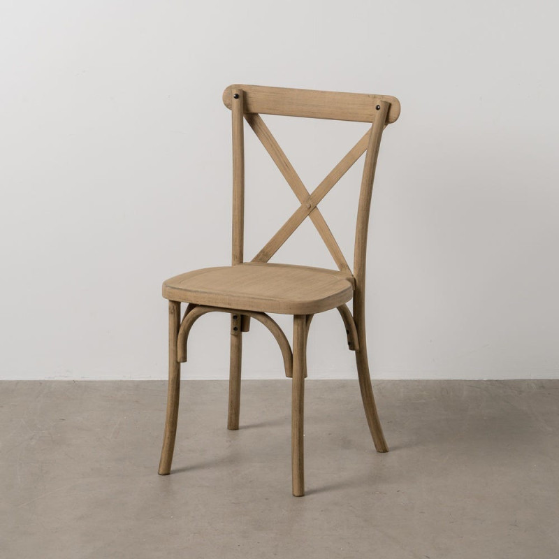 Chaise bistrot vintage en Polypropylène Naturel Liana (Lot de 2) - 14