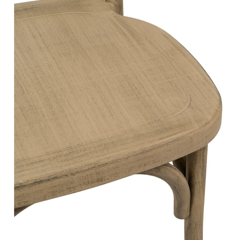 Chaise bistrot vintage en Polypropylène Naturel Liana (Lot de 2) - 7