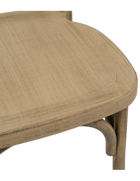 Chaise bistrot vintage en Polypropylène Naturel Liana (Lot de 2) - 7