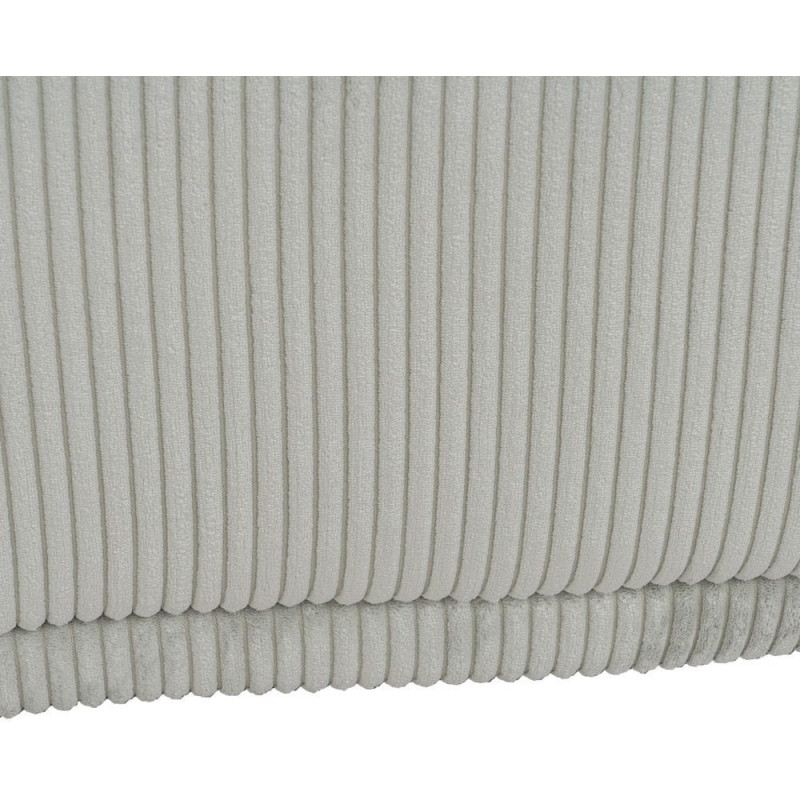 Canapé moderne 3 places en Velours côtelé Gris clair Bois MDF Timo - 11