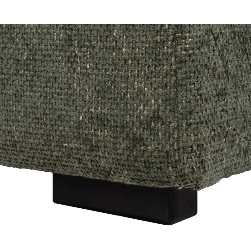 Grand Canapé moderne chic 3 places en Tissu Vert Bois MDF Melvin - 12