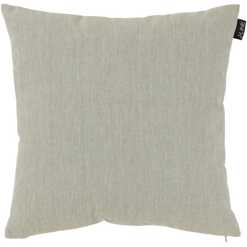 Coussin d'extérieur Carré 50x50 en Polypropylène Gris Luciano - 1