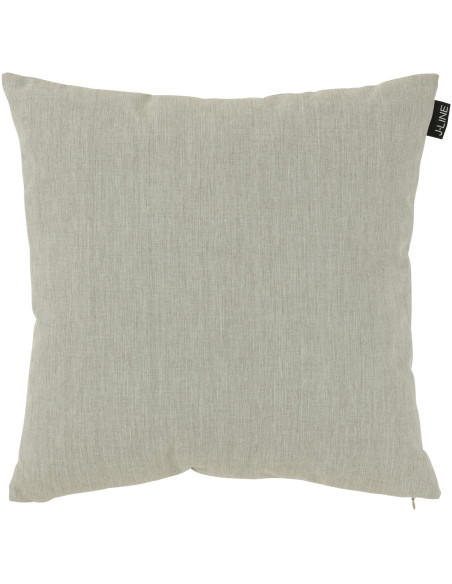 Coussin d'extérieur Carré 50x50 en Polypropylène Gris Luciano - 1