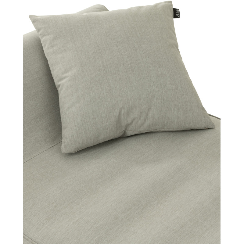 Coussin d'extérieur Carré 50x50 en Polypropylène Gris Luciano - 3